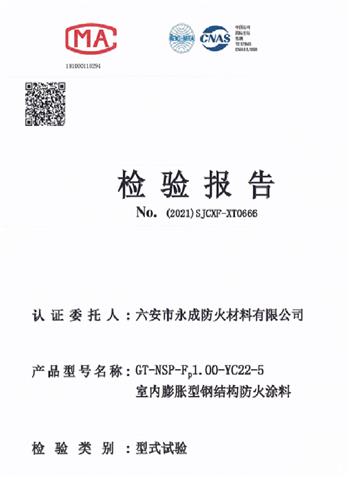 型式實驗(yàn)報告
